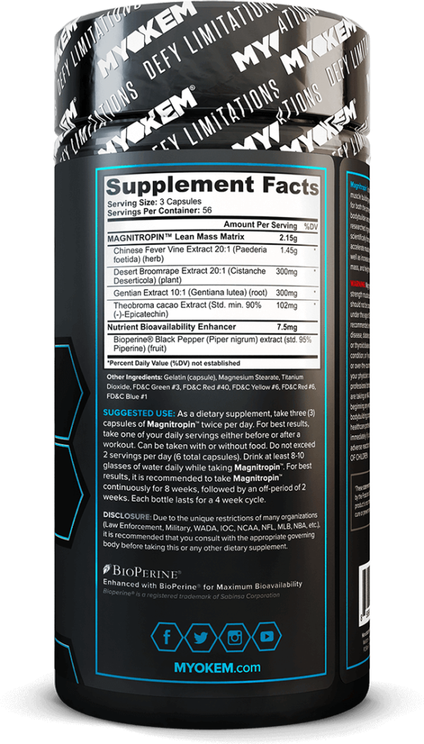 magnitropin bottle supplement facts