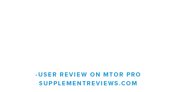 I was hoping to see two things with this product, improved muscle recovery and improved hydration. mTor Pro hit the mark on both fronts...