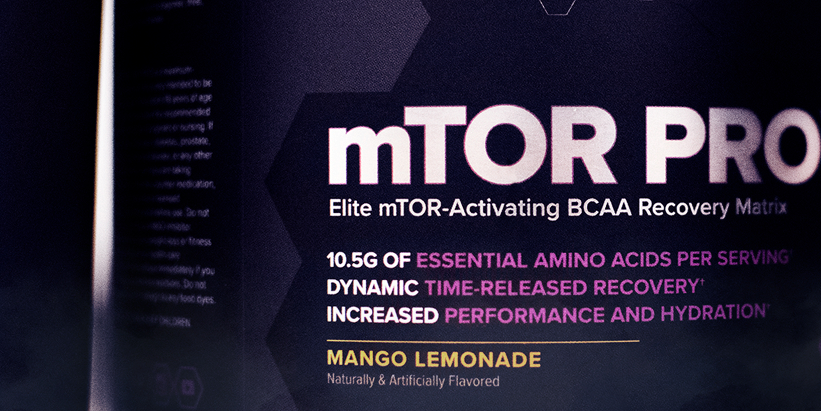 bottle of mTOR Pro with amino acids