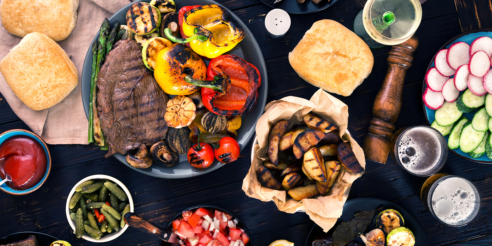 Healthy grilled foods
